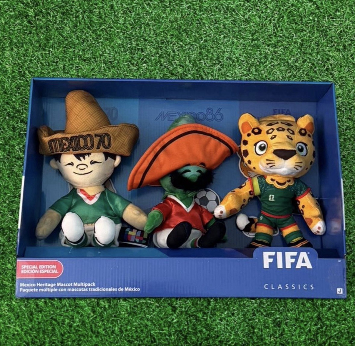 FIFA World Cup Mexican Heritage Mascot Plushes Set Of 3