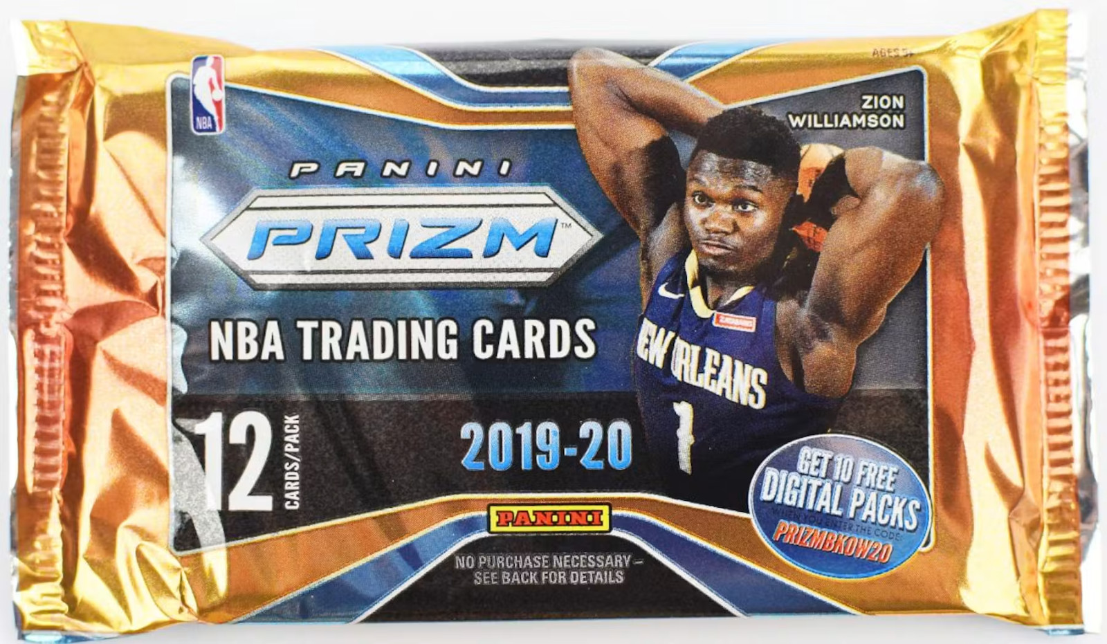 (1x PACK) 2019/2020 Prizm Basketball Hobby PACK