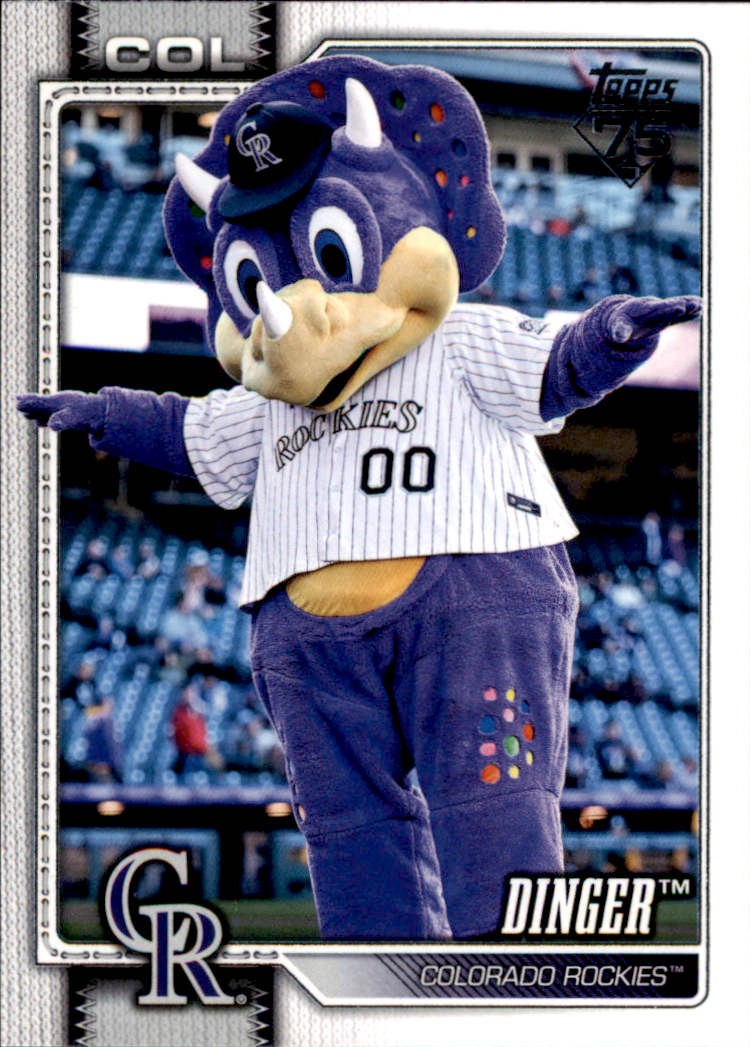 2026 Topps #M-4 Dinger Mascots