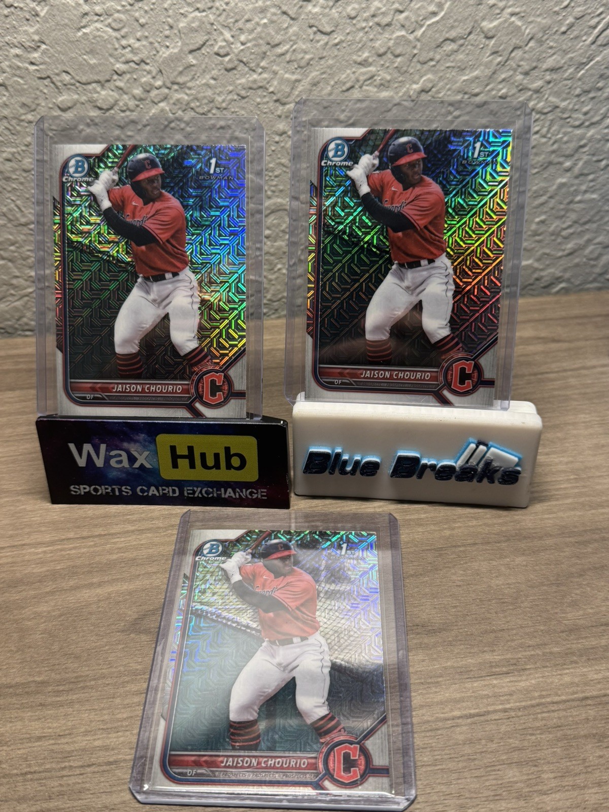 2022 Bowman Chrome – Prospects Jaison Chourio #BCP-174 Mojo Refractor (RC)