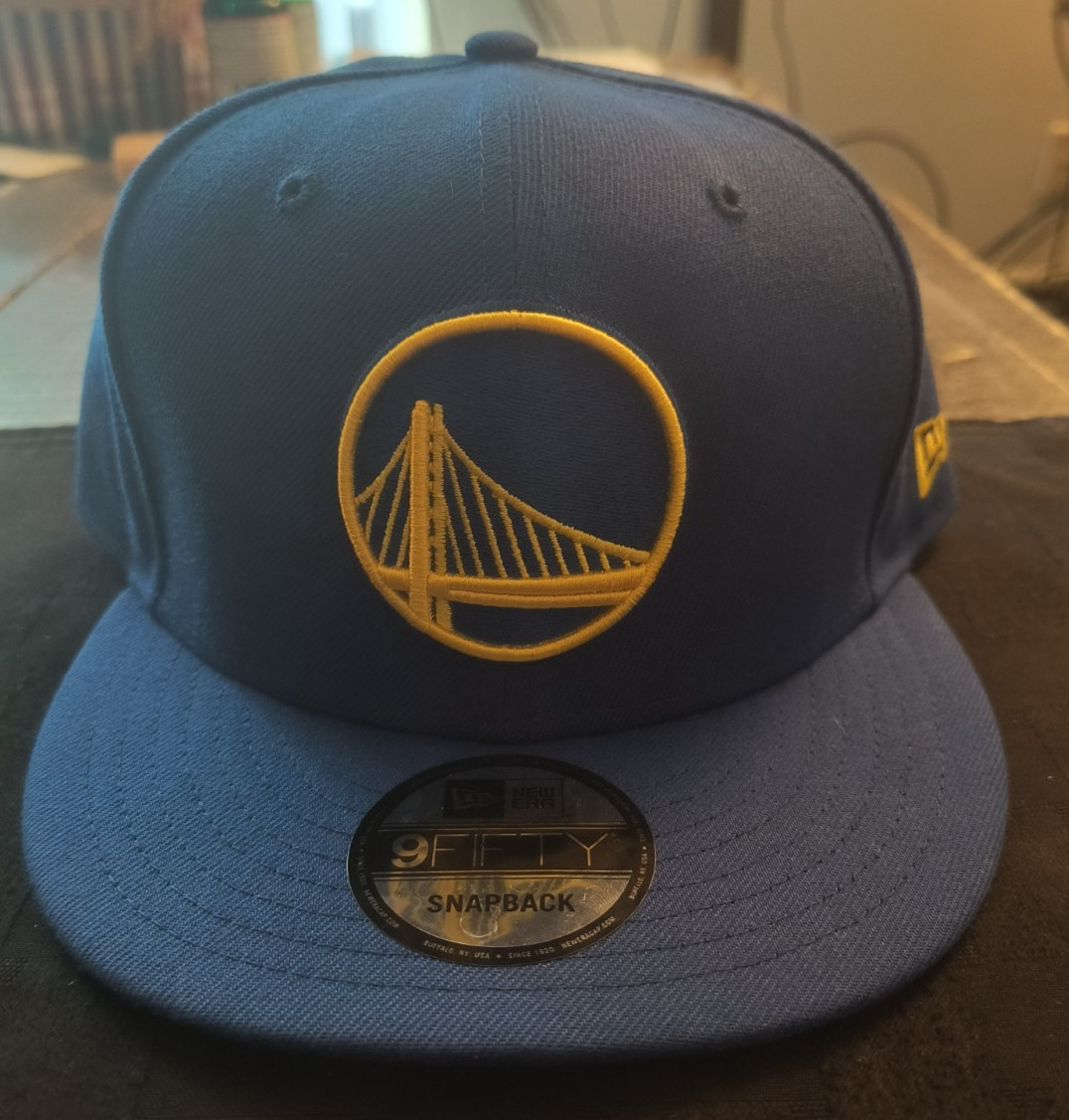 New Era Golden State Warriors 9FIFTY Adjustable Snapback Hat – Blue – Brand New