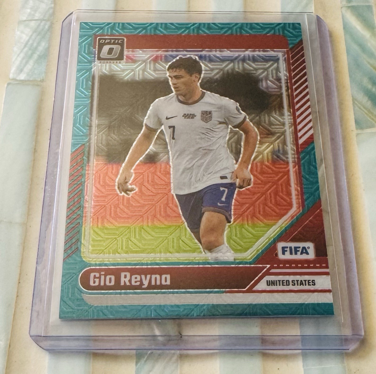 Gio Reyna 2024-2025 Panini Donruss Optic FIFA SSP /49 USA