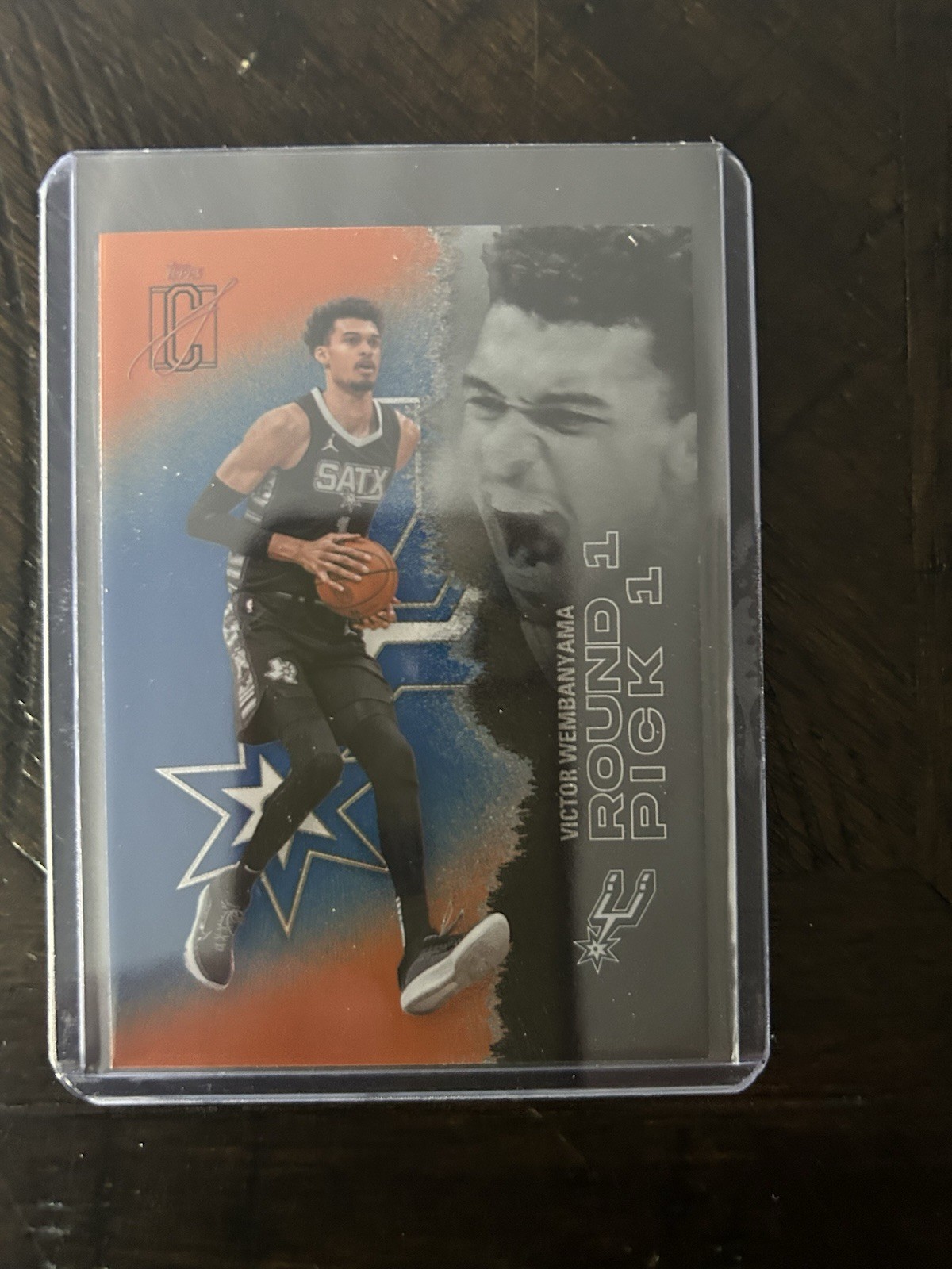 2025-26 Topps Signature Class Orange And Blue Victor Wembanyama #55