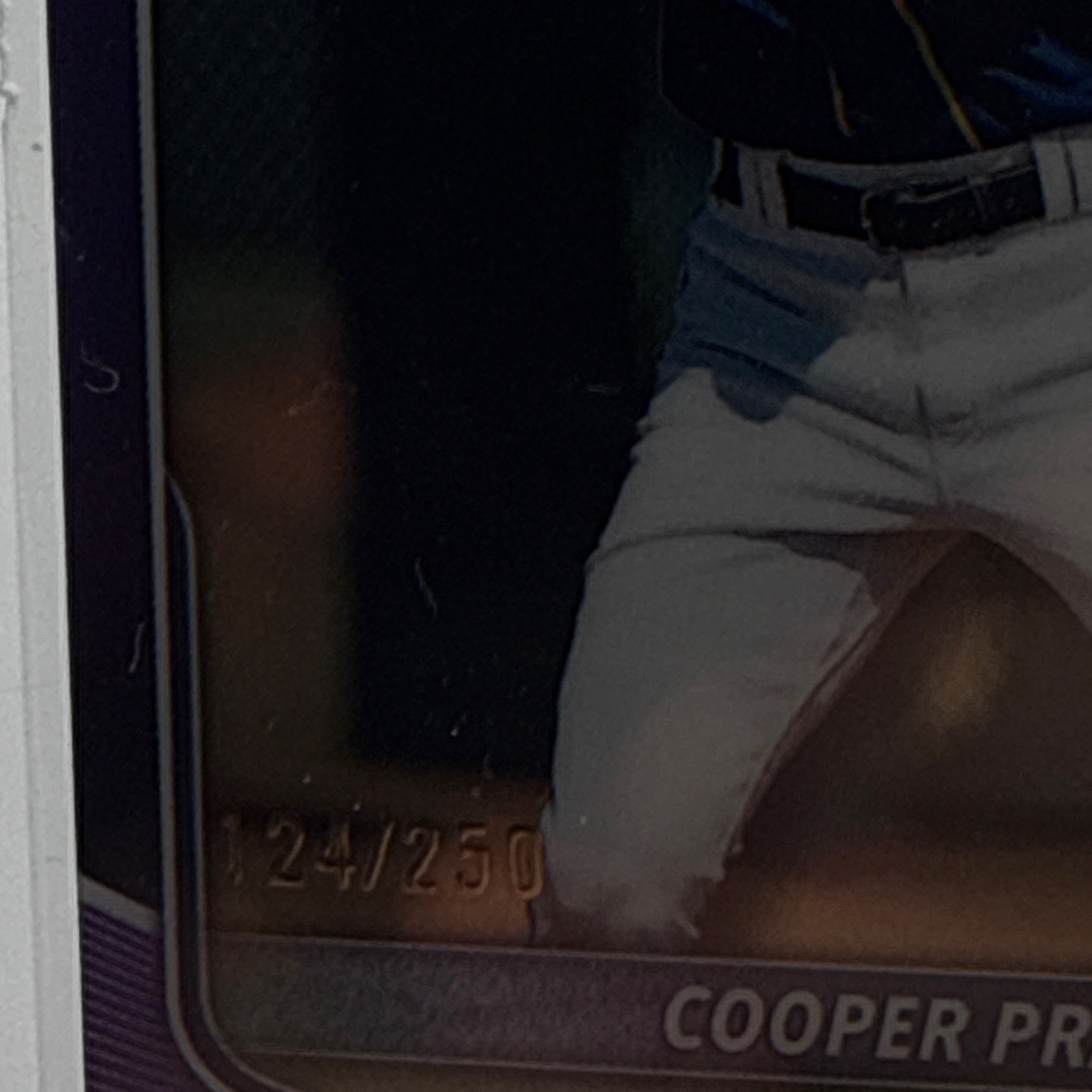 2025 Bowman Draft Cooper Pratt Prospects Purple Refractor /250 Brewers #BDC-157
