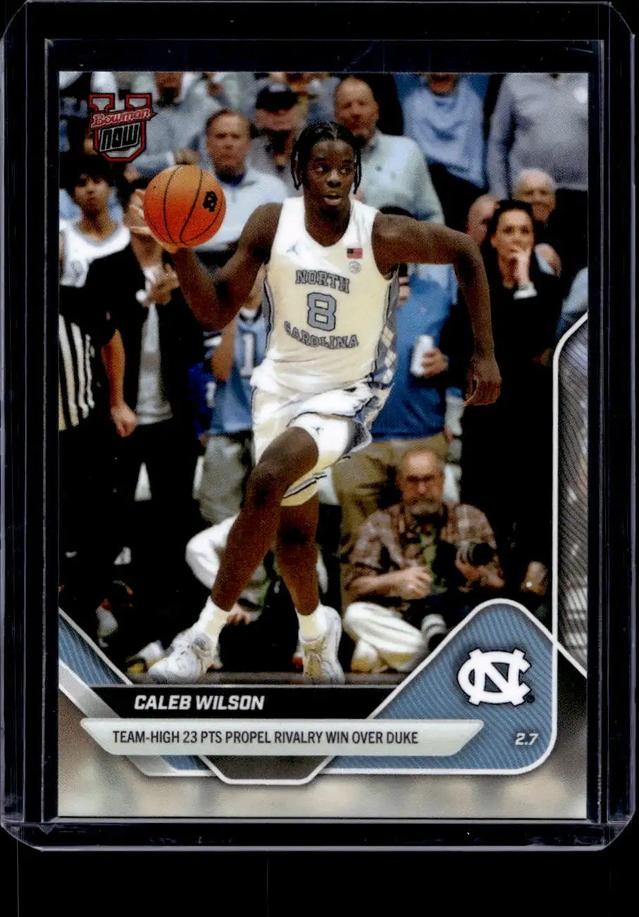 2025-26 Bowman U Now #70 Caleb Wilson Base Card (Qty)