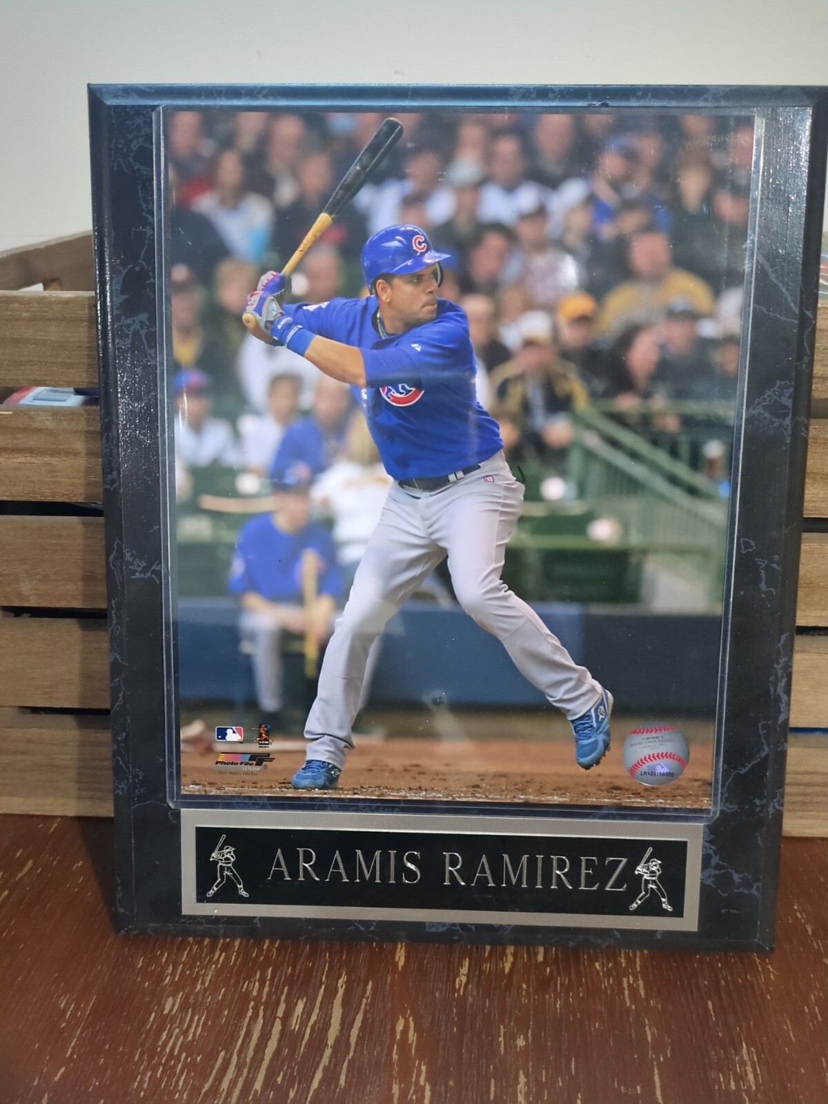 ARAMIS RAMIREZ 10.5in X 13in PLAQUE WITH 8 X 10 PHOTO 2009 CHICAGO CUBS