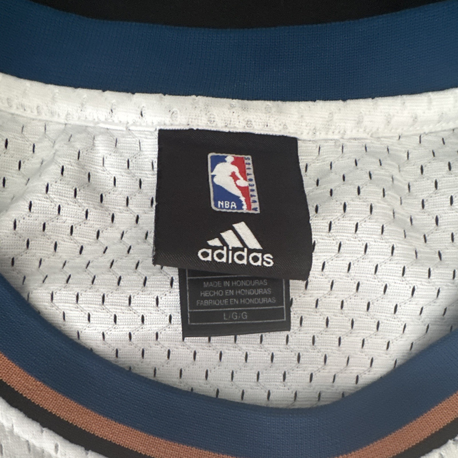 adidas NBA Washington Wizards Gilbert Arenas #0 White Swingman Jersey L