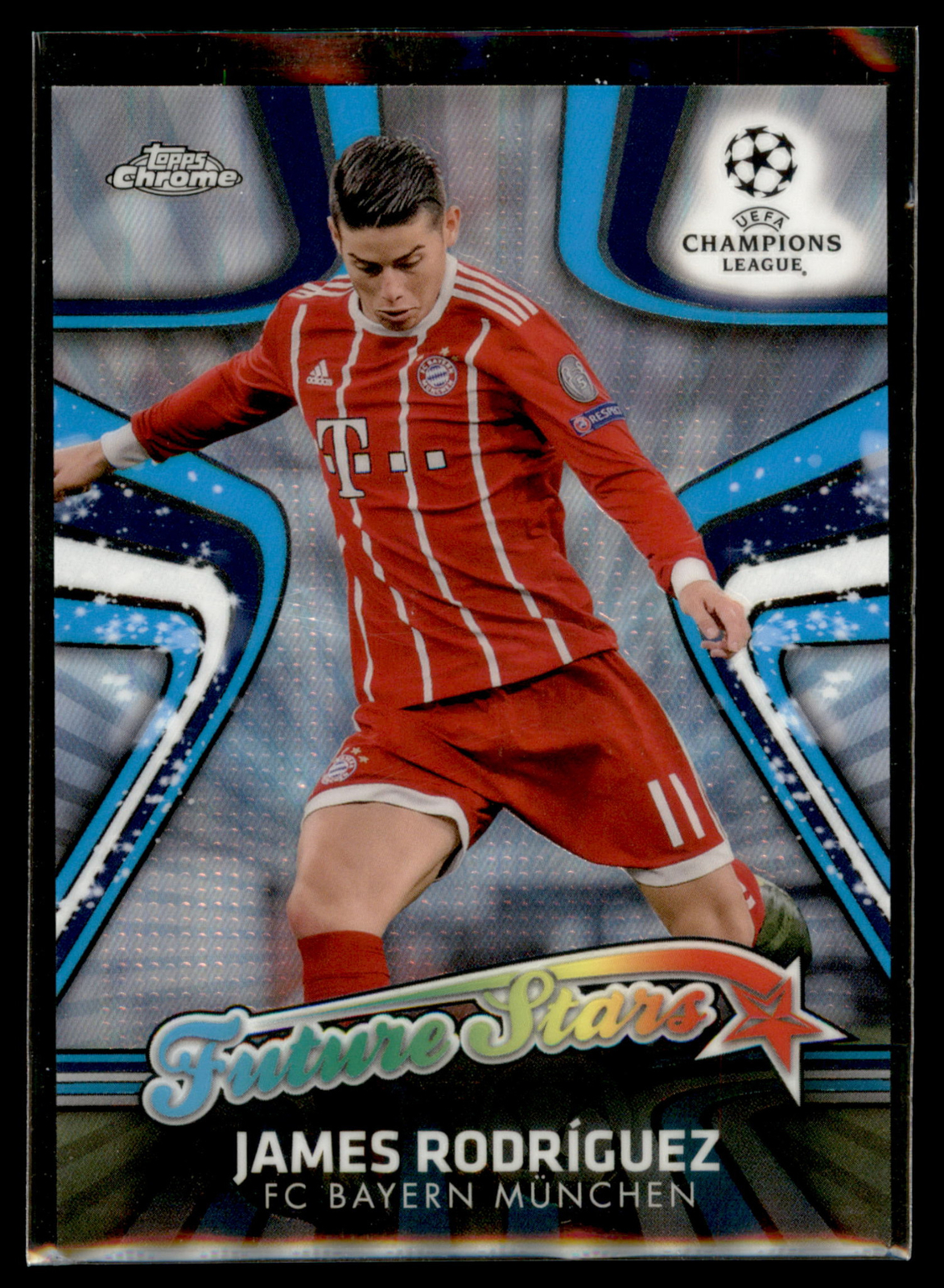 2017-18 Topps Chrome UEFA CL Future Stars James Rodriguez – FC Bayern Munich