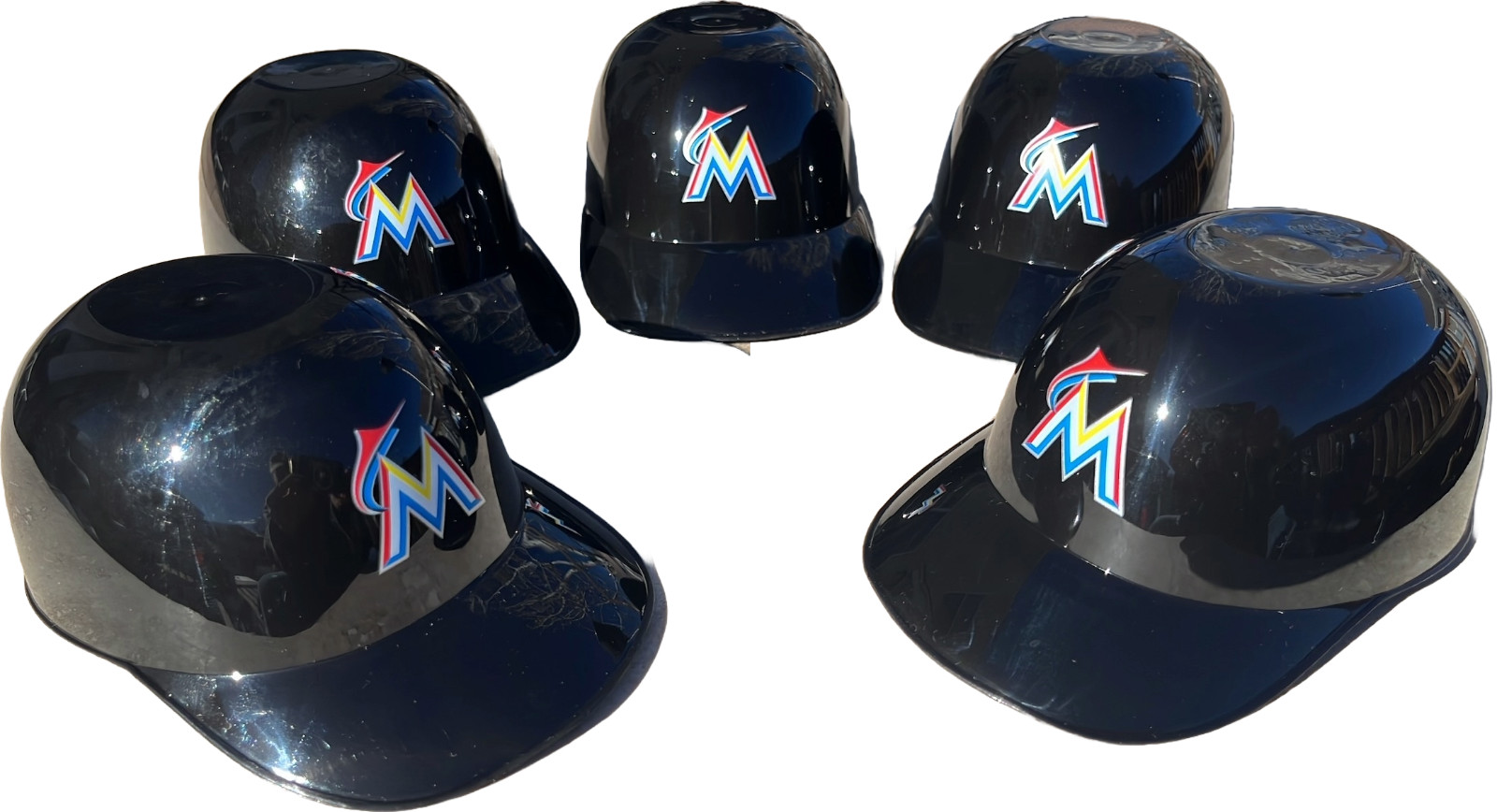 ⚾ Miami Marlins MLB Rawlings Mini Ice Cream Snack Helmet 5 Pack