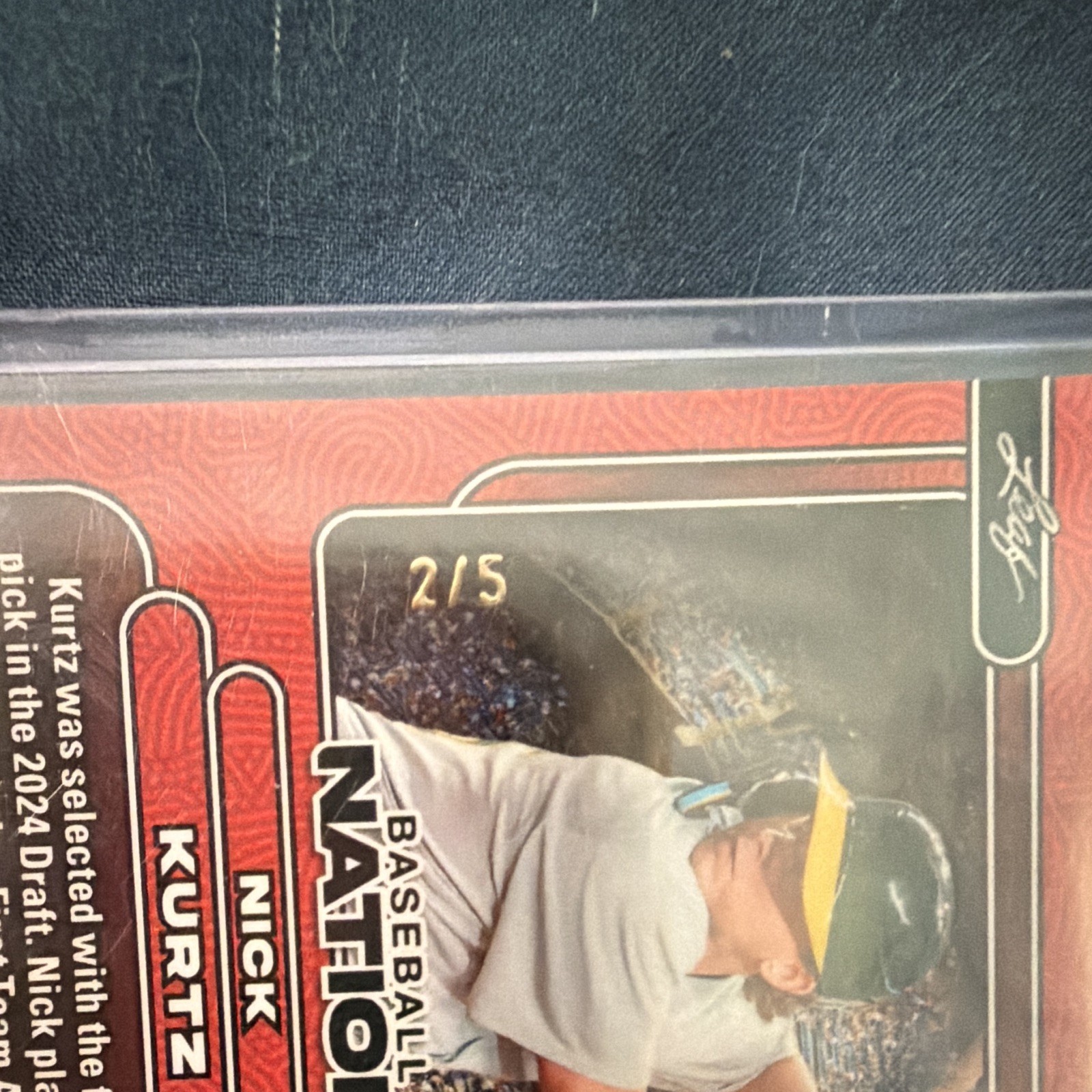 Leaf 2026 Baseball Nation Nick Kurtz #144 Serial Numbered 2/5