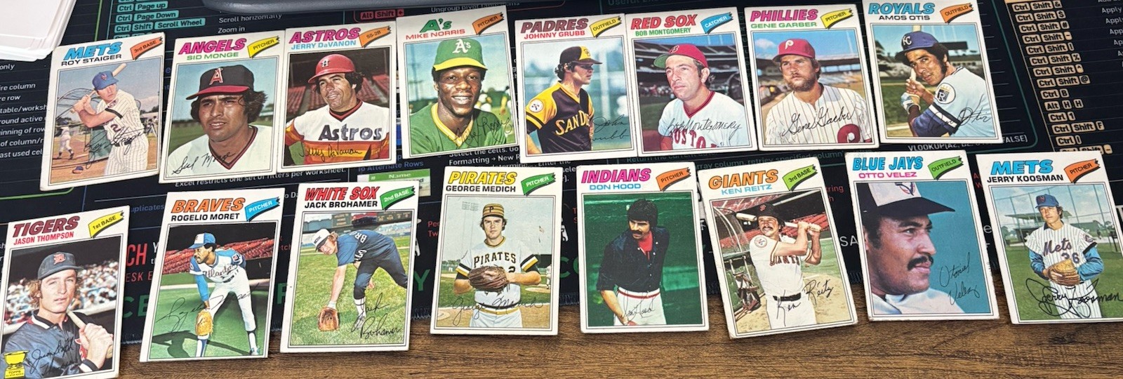1977 Topps Baseball U-Pick #181-360 VGEX Free shipping on 3+ items