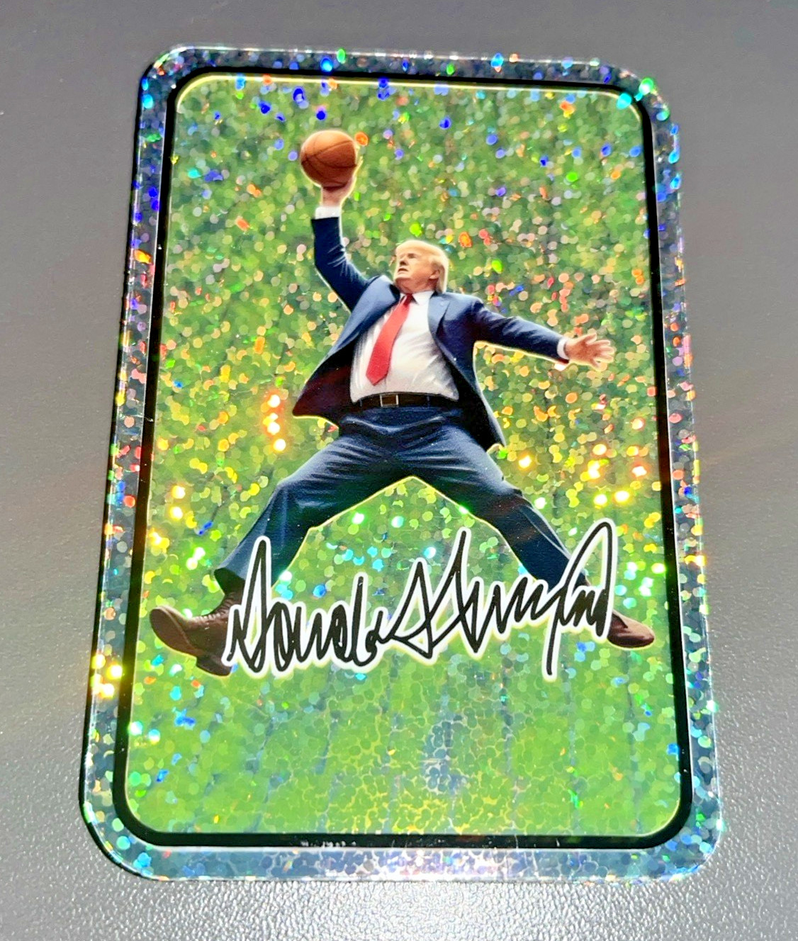 Donald AIR Trump USA 250 Jordan Vending Jewel RC Sticker Sparkle Foil Prism LOT
