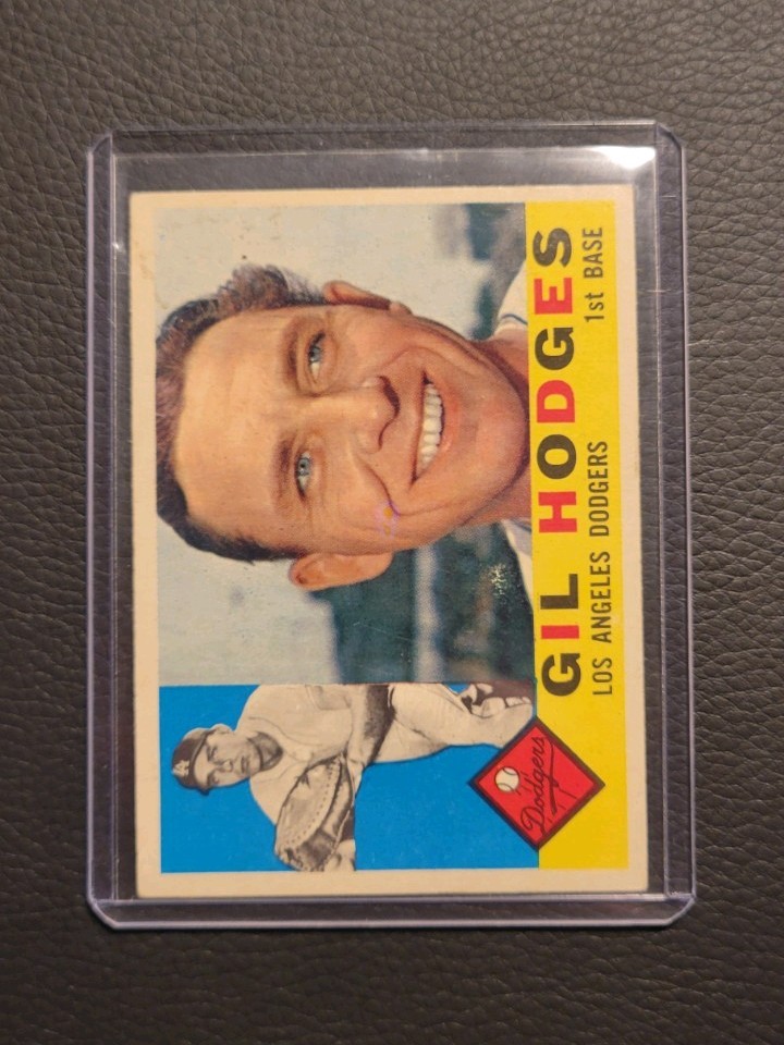 Topps 1960 Topps #295 Gil Hodges Los Angeles Dodgers 1st Base Baseball Card