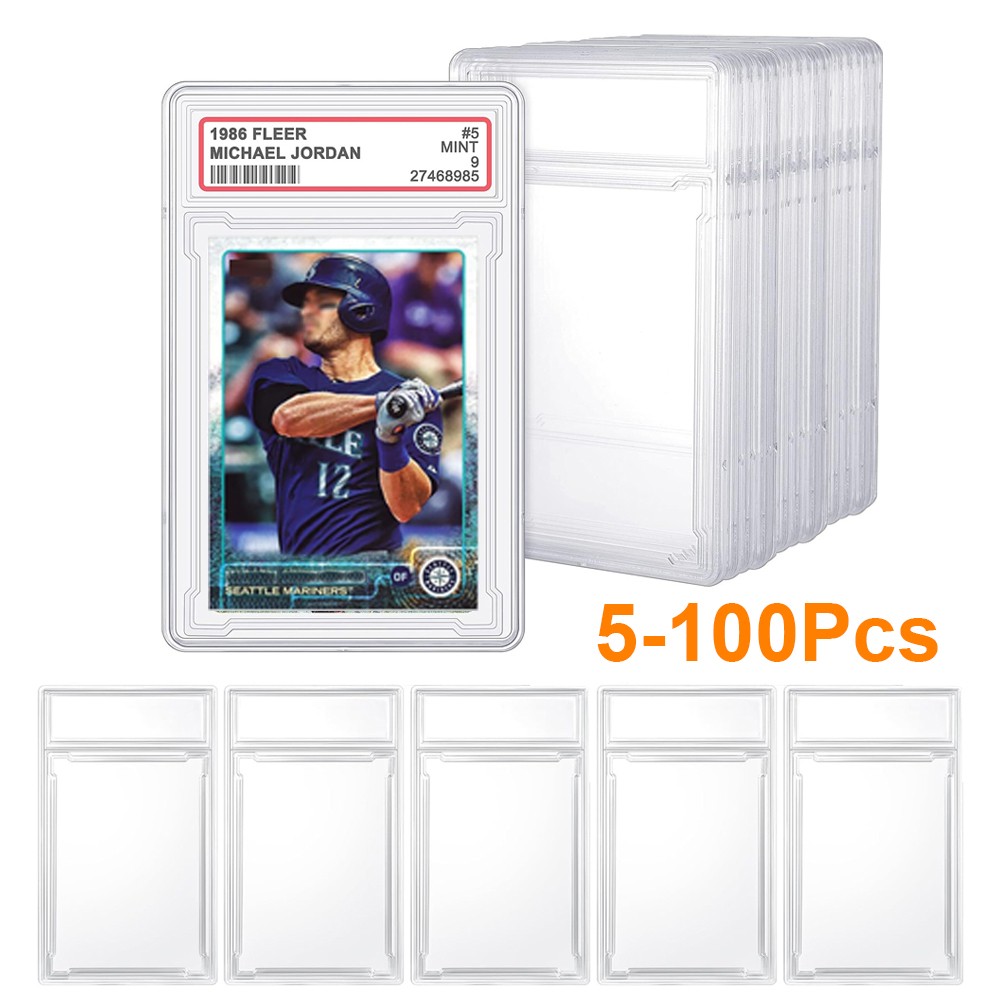 Empty Graded Card Holder PSA Style Slab for Trading Sports Cards Protector Case