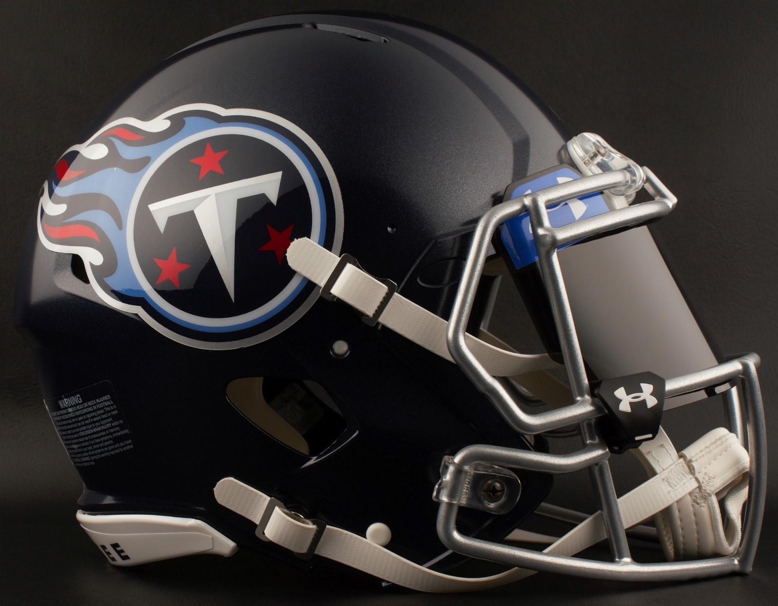 TENNESSEE TITANS NFL Football Helmet with BLACK-TINT Visor / Eye Shield