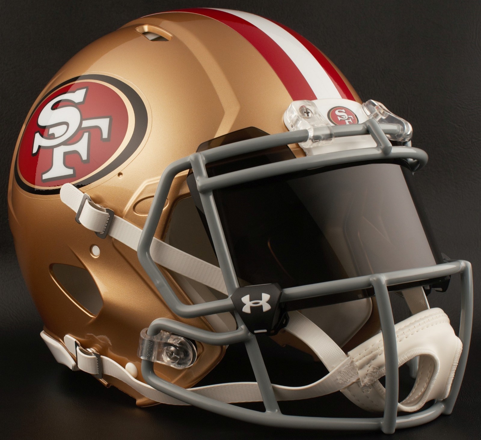 ***CUSTOM*** SAN FRANCISCO 49ers NFL Riddell Speed AUTHENTIC Football Helmet