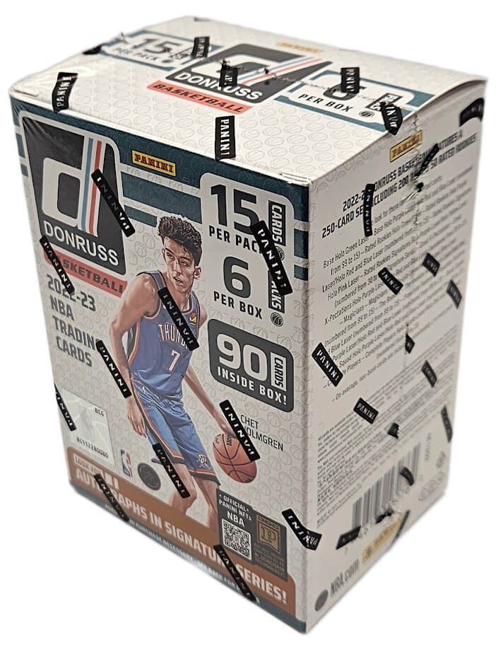 2022-23 Panini Donruss Basketball Factory Sealed 6 Pack Blaster Box 90 Cards