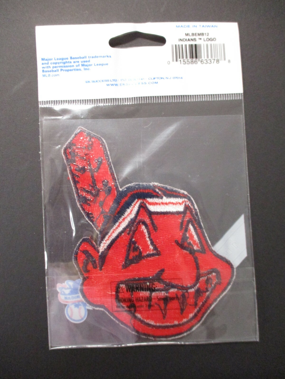 Cleveland Indians Chief Wahoo patch size 3 x 4 inches New in Bag EK Success
