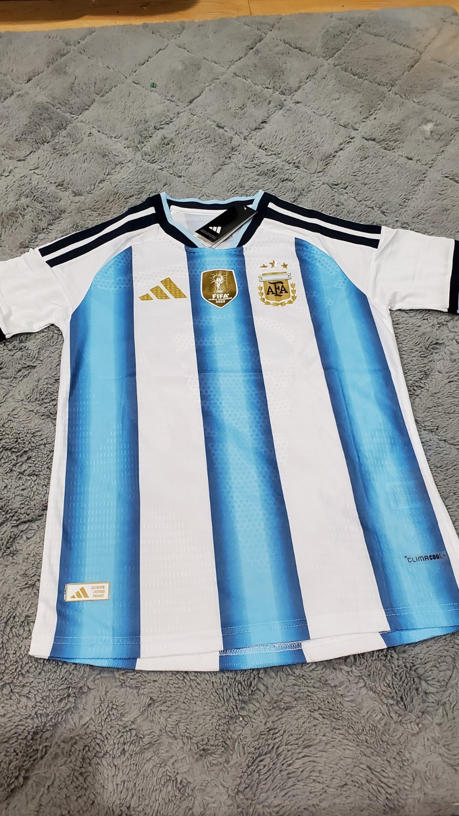 adidas Argentina World Cup 2022 Soccer Jersey size L