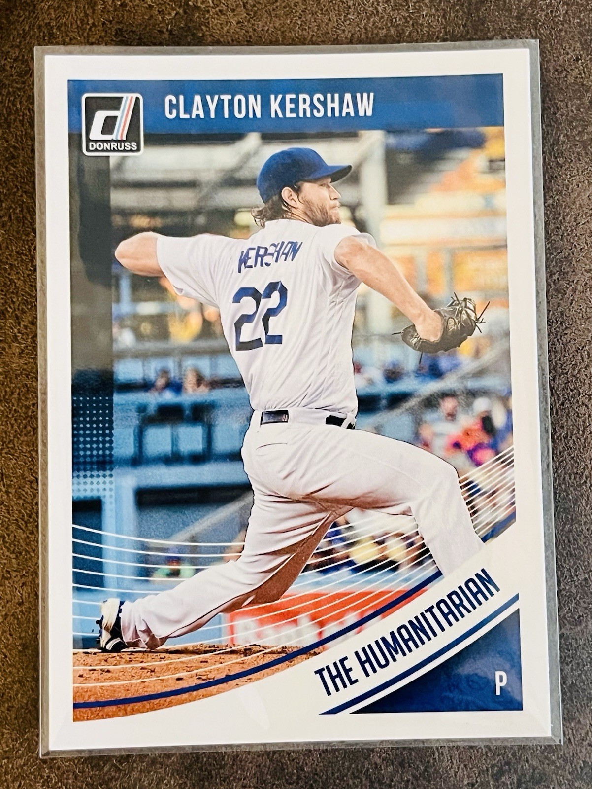 2018 Donruss #154b Clayton Kershaw “The Humanitarian”