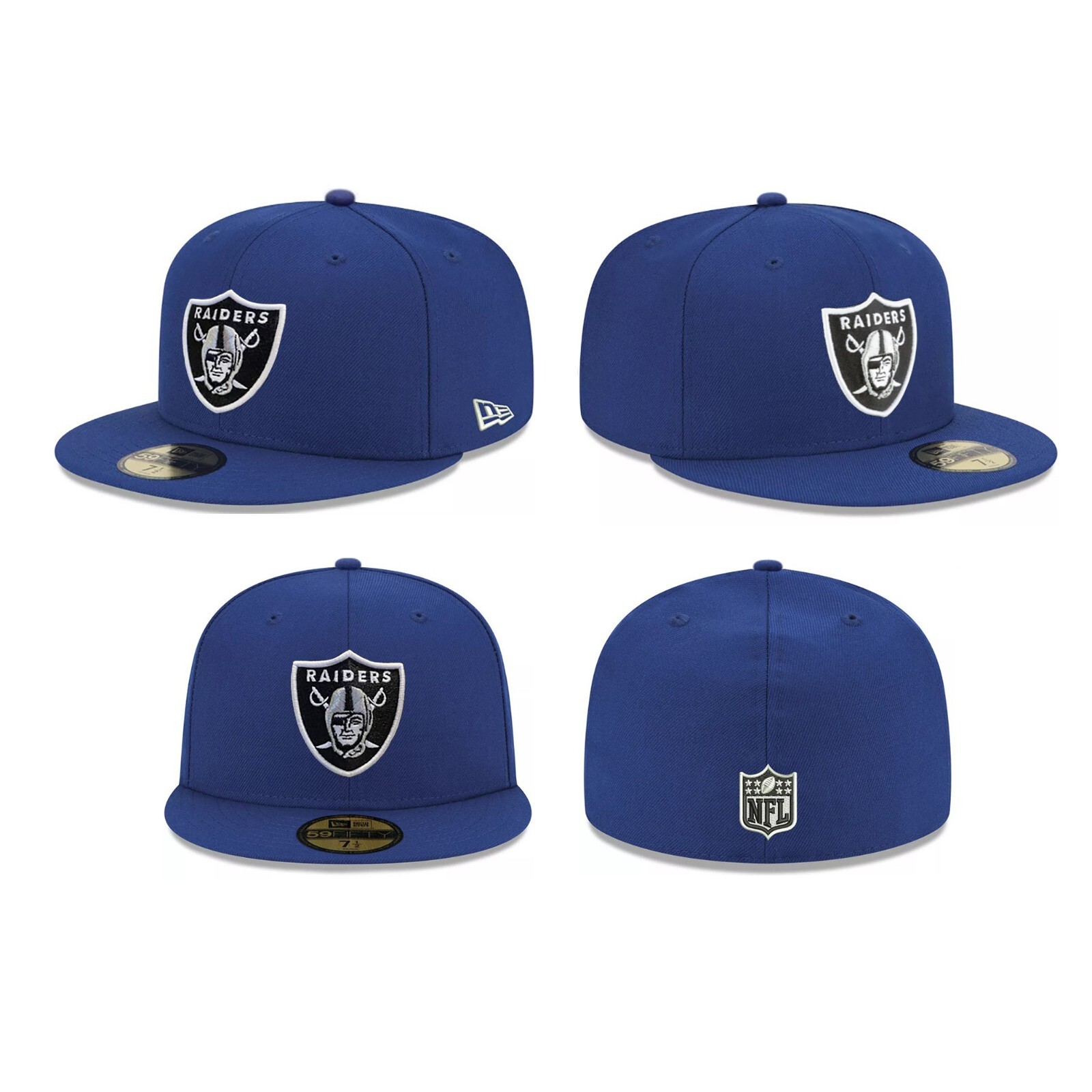 Las Vegas LV Raiders NFL Authentic New Era 59FIFTY Fitted Cap – 5950 Hat