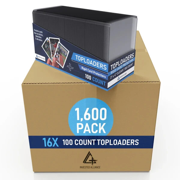 1600 Premium 20PT Top Loaders for Cards Hard Card Sleeves Trading Card Protector