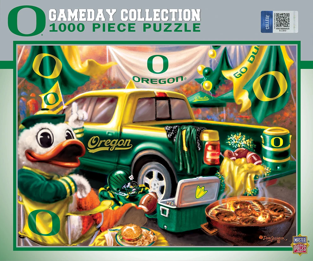 MasterPieces Oregon Ducks Puzzle 1000 Piece Gameday Design NCAA