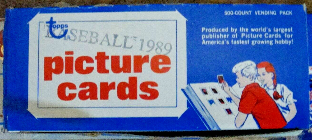 1989 Topps Baseball Vending Box 500 cards New Cards Unsearched from case
