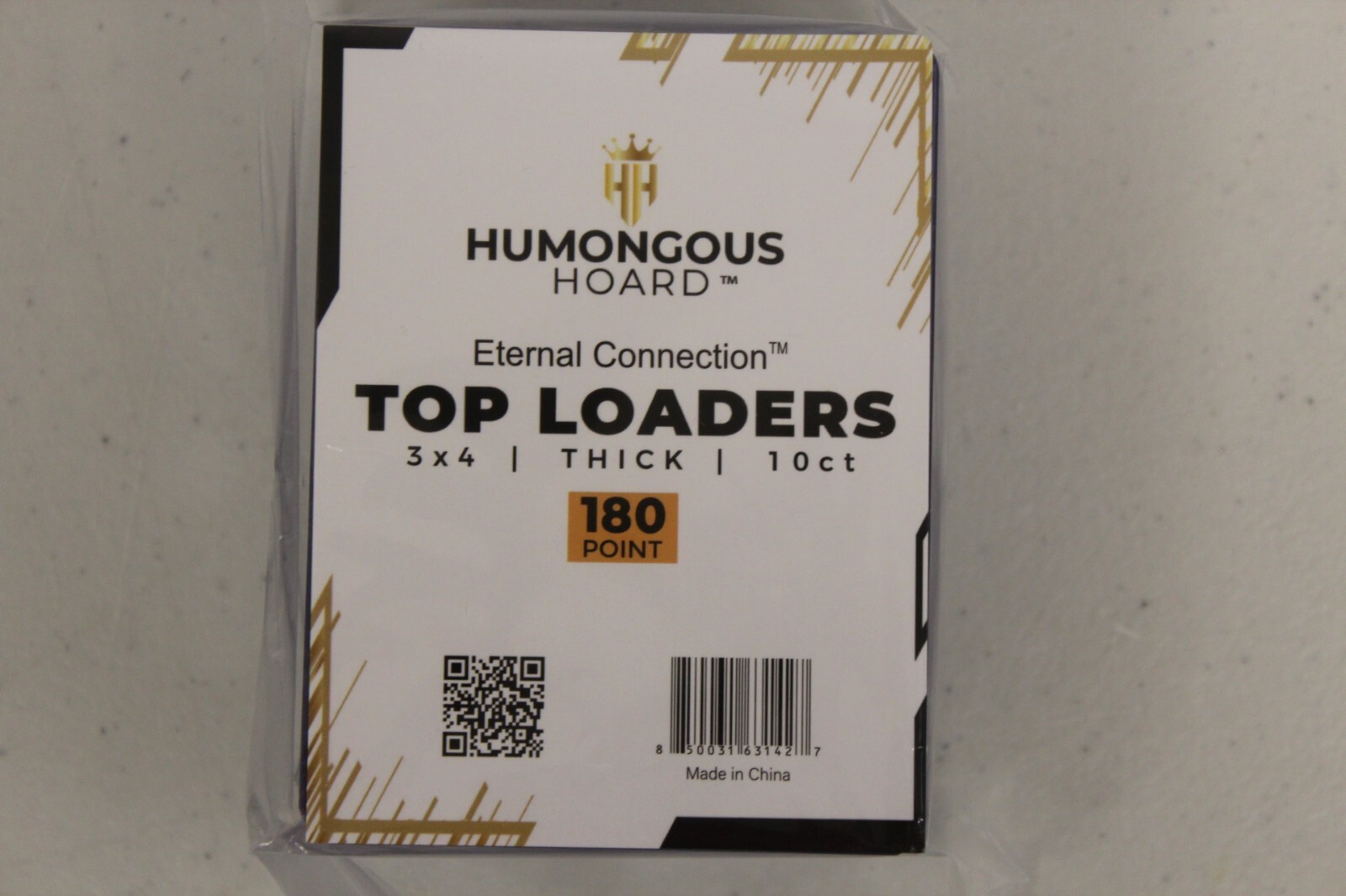 (10) Humongous Hoard 3″ x 4″ Premium Eternal Connection 180Pt Thick Top Loaders