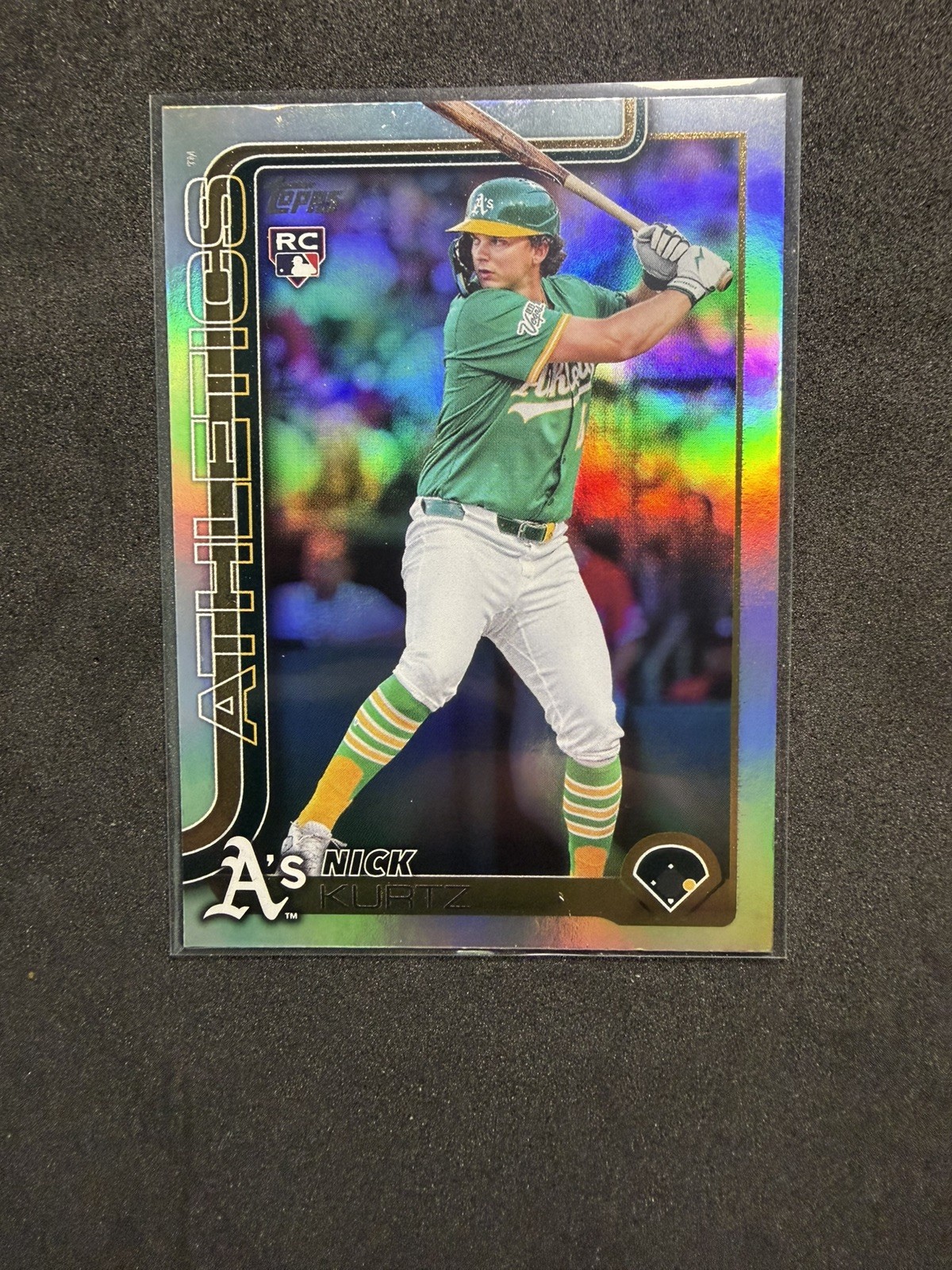 2025 Topps Update Series – Nick Kurtz #US201 Rainbow Foil (RC)
