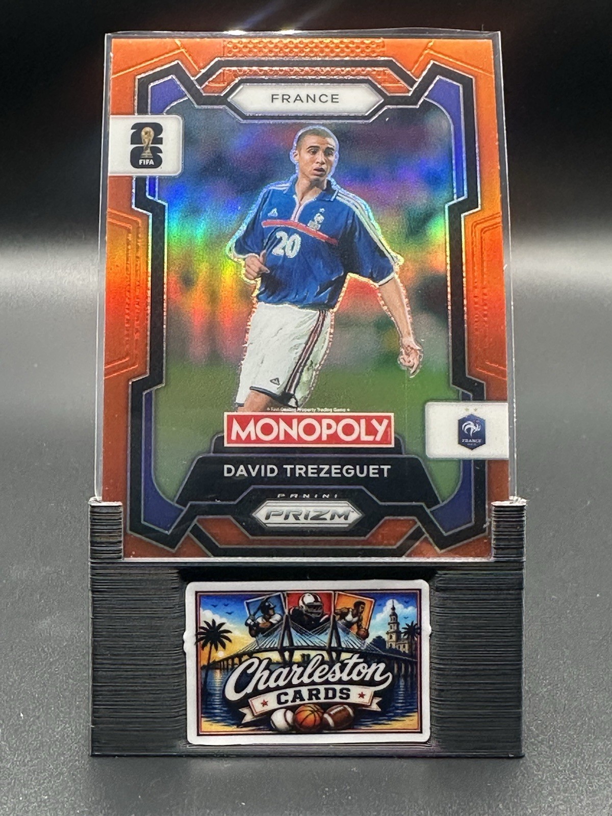 2026 Panini Prizm Monopoly David Trezeguet Orange Prizm #/149 France FIFA WC