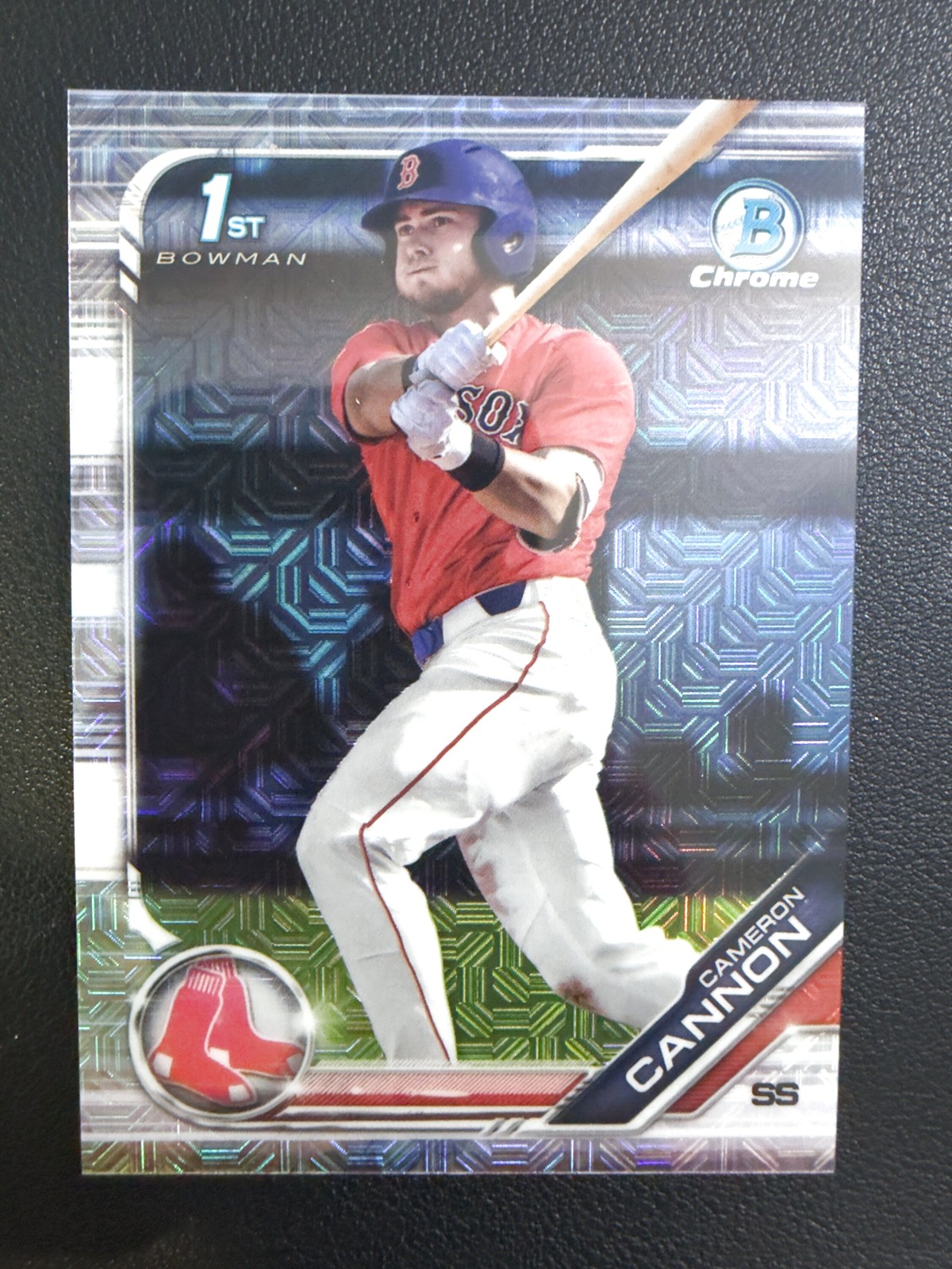 2019 Bowman Chrome Draft Cameron Cannon 1st Bowman Asia Mojo Refractor #BDC-166