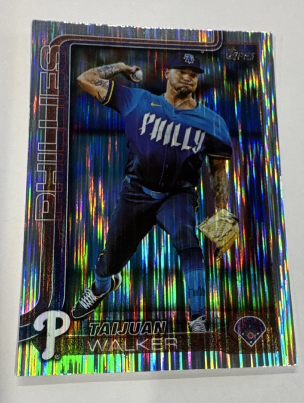 TAIJUAN WALKER -Topps 25’ Series 2 PARALLEL #351 Philadelphia Phillies MLB