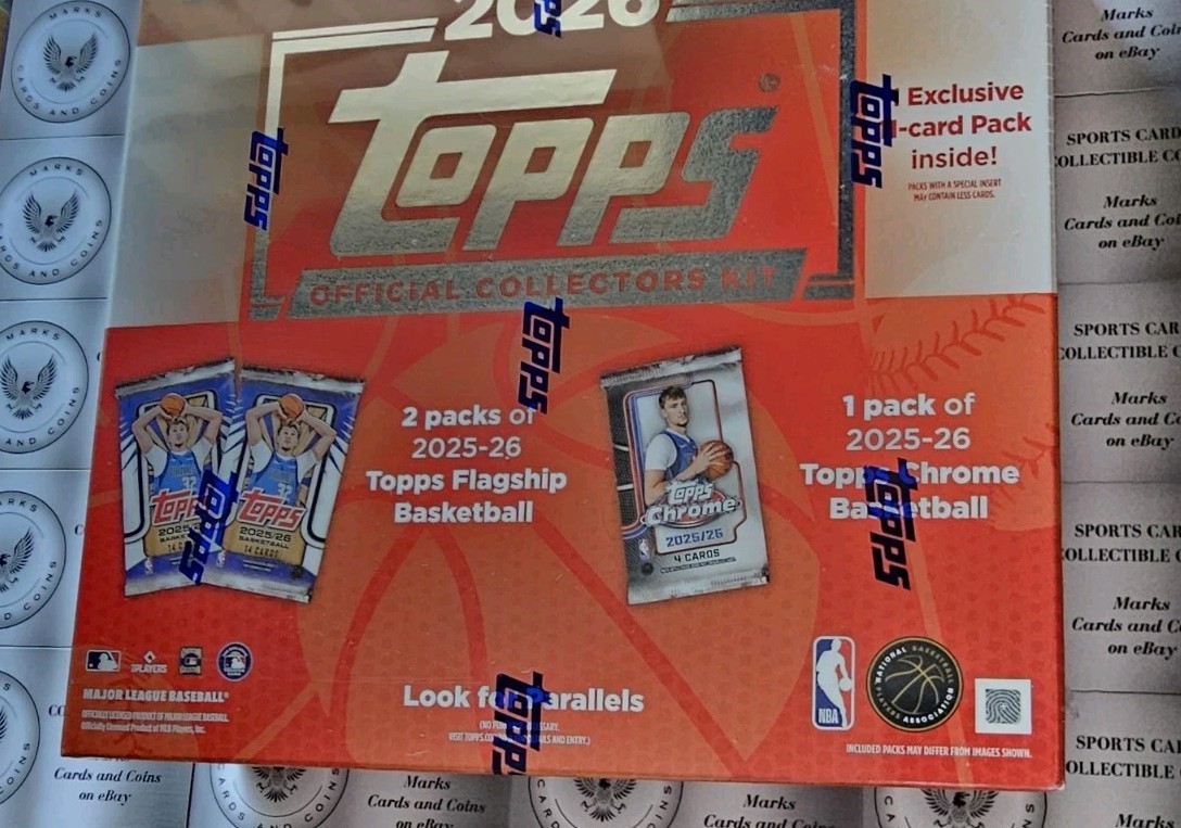 2026 Topps Collector Kit – Topps, Chrome Basketball, Baseball Packs, Flagg RC !!