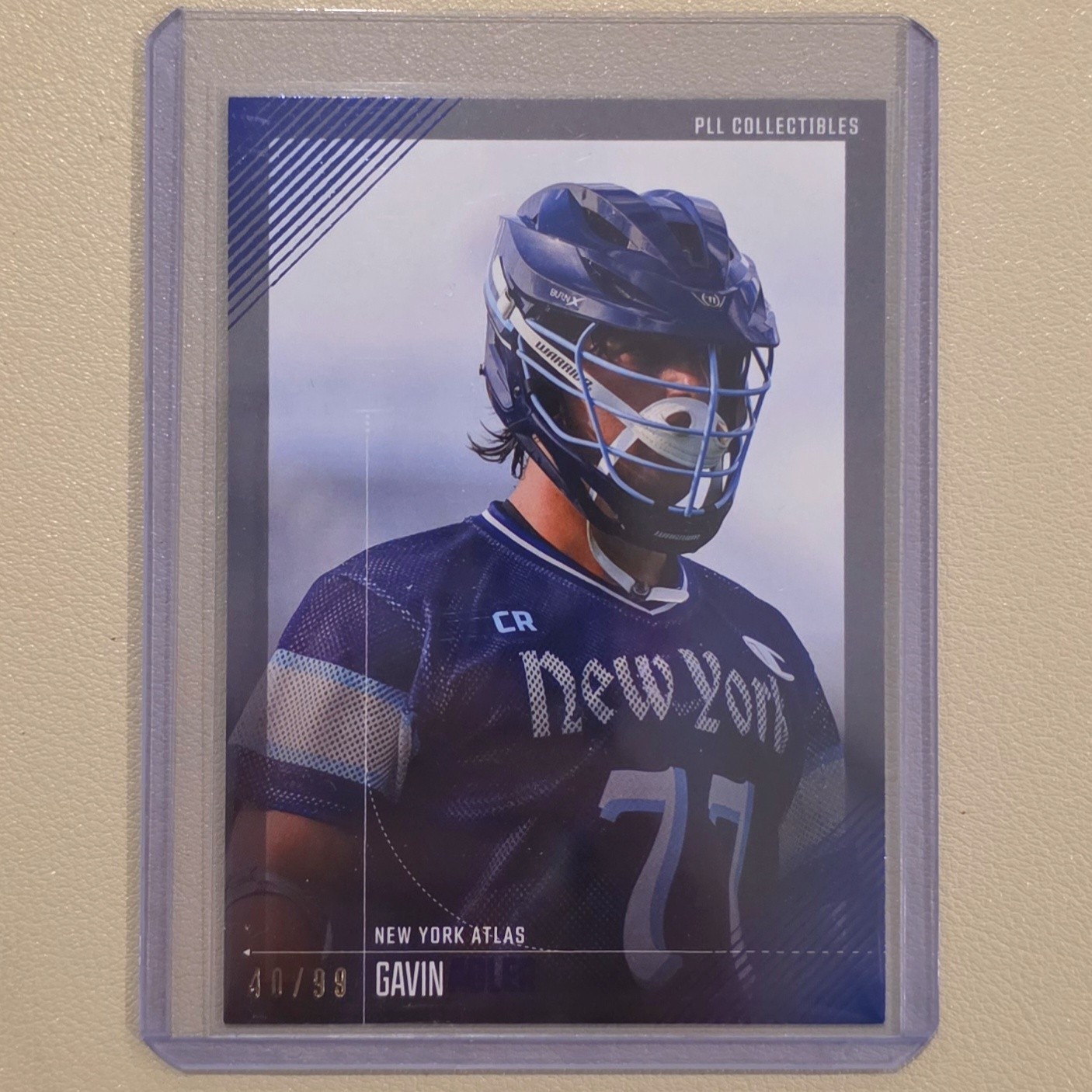 2026 PLL Fieldside II Gavin Adler #12 Blue Parallel /99