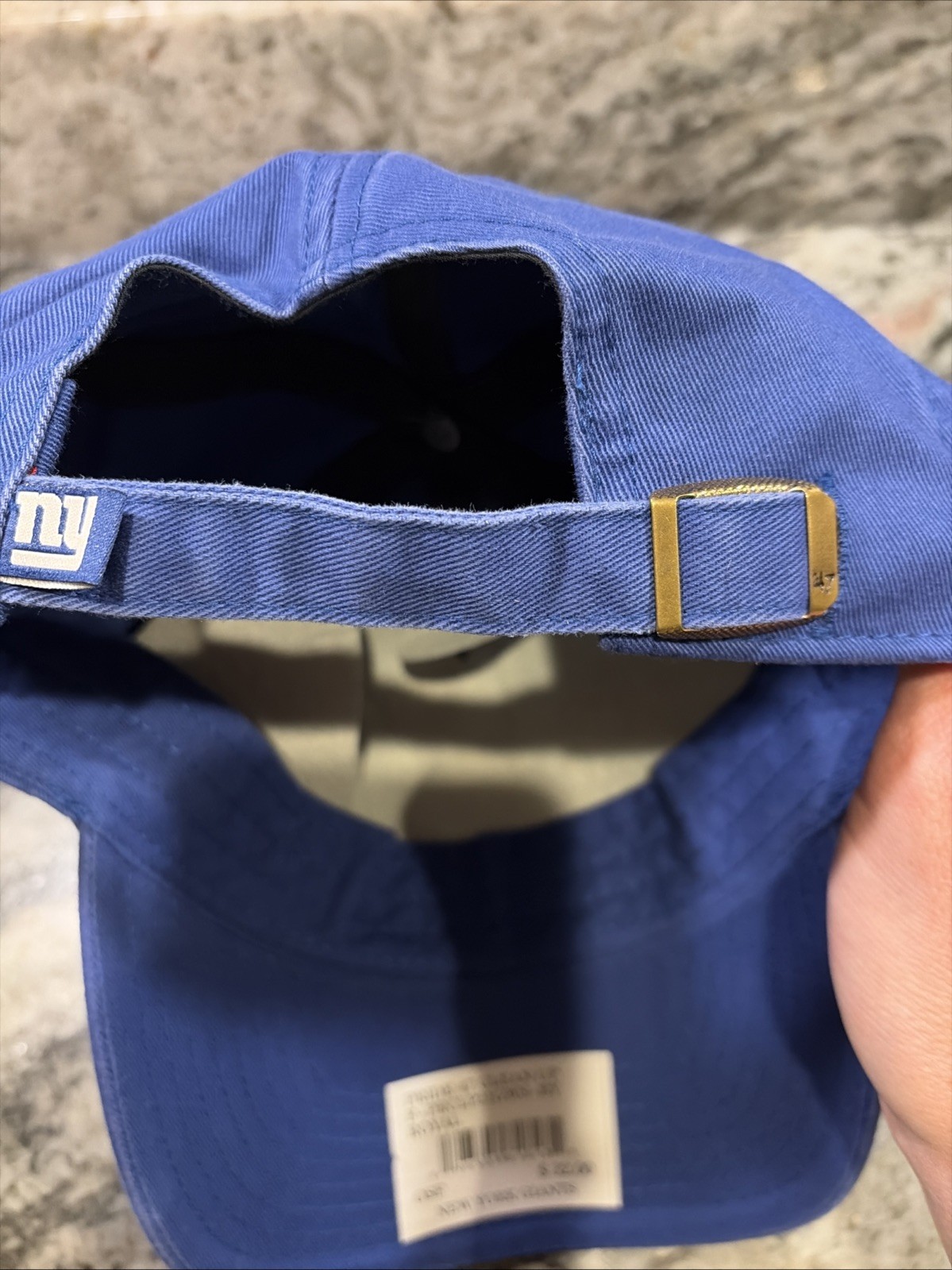 47 Men’s New York Giants Pride 🏳️‍🌈Royal Clean Up Adjustable Hat One Size New