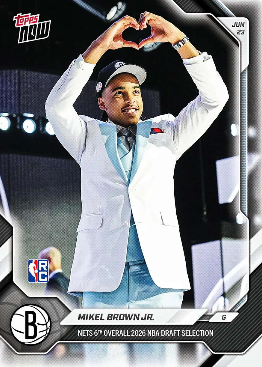 24-Card Bundle Draft Selection RC Dybantsa 2025-26 NBA Topps NOW Presale