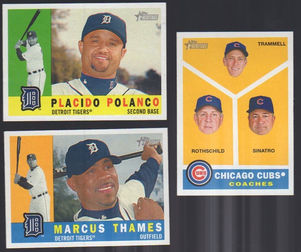 2009 Topps Heritage Short Prints (426-500, 686-720) SP – You Pick – RELOADED