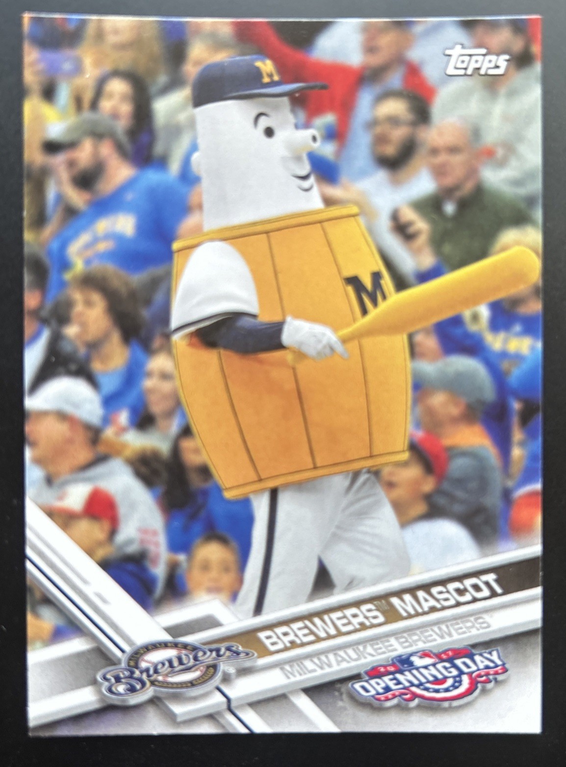 MLB Mascot Lot (6) 2017 Topps Opening Day Baseball – Reds Braves Marlins Astros
