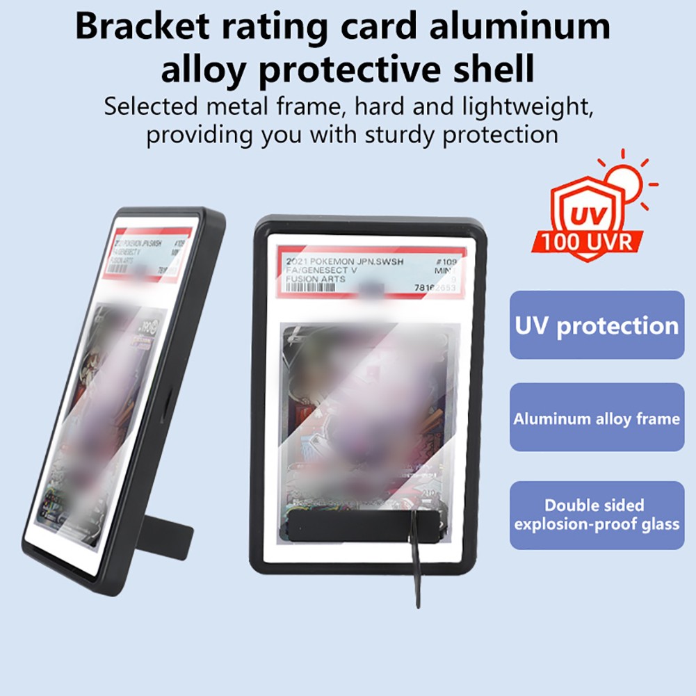 1-5PCS For PSA Magnetic Slab Case Protector For Graded Card Metal Bumper