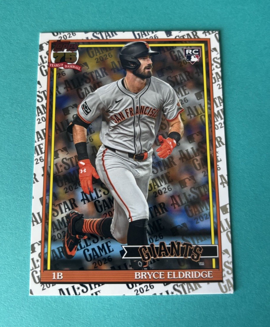 2026 Topps Series 2 Bryce Eldridge RC 1991 Topps All Star Game Parallel #91B2-21