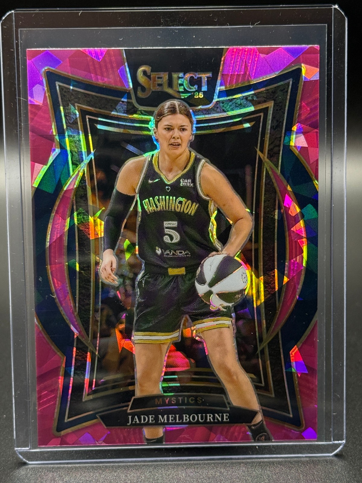 2025 Panini Select WNBA- Jade Melbourne #3 Pink Ice Prizm