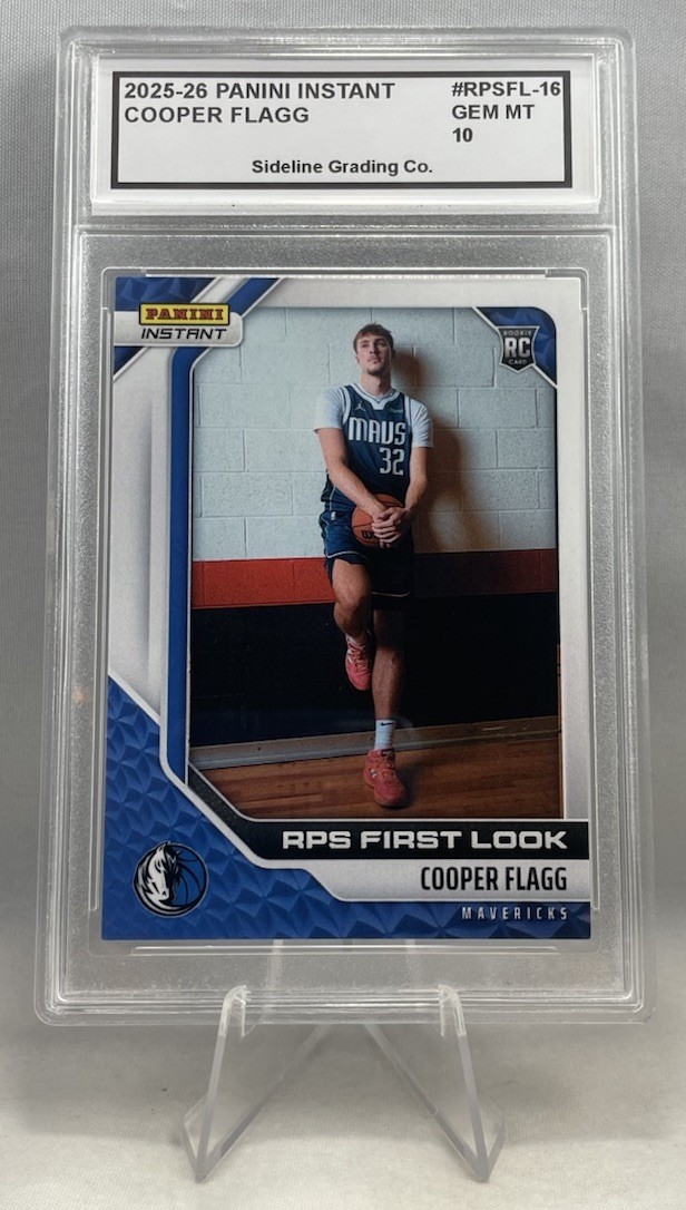 Cooper Flagg Rookie Set Graded Gem Mint 10 2025 Panini Instant & Topps Now RC