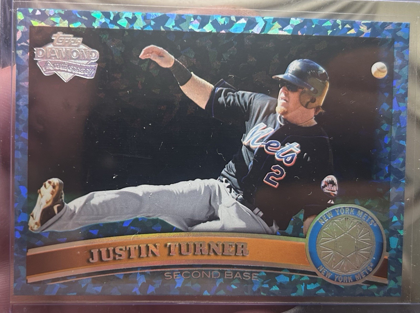 2011 Topps Update US251 JUSTIN TURNER -HOPE Diamond Anniversary #56/60 (RC)
