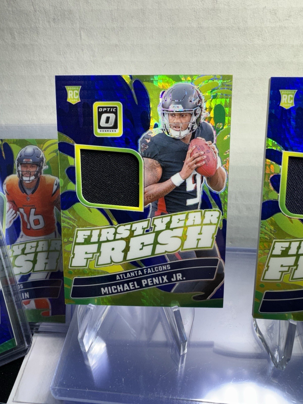 2024 Panini Optic First Year Fresh Patch Lot Of 15 Cards, Penix, Rome, BTJ