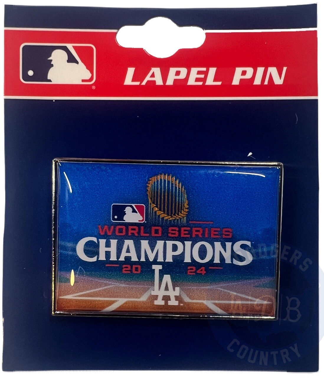 2024 World Series Champions Los Angeles LA Dodgers Pin New Rare Rectangular