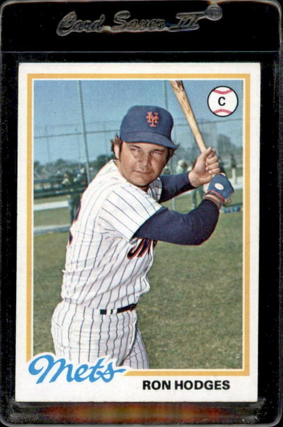 1978 Topps #653 Ron Hodges New York Mets – Nice Card