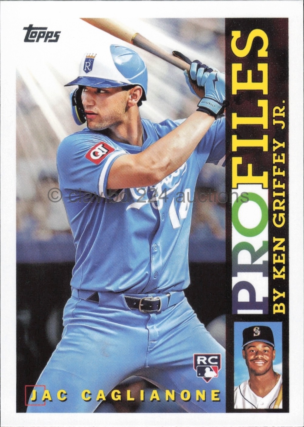 2026 TOPPS MLB – Jac Caglianone – Profiles by Ken Griffey Jr #TP-22 RC Royals
