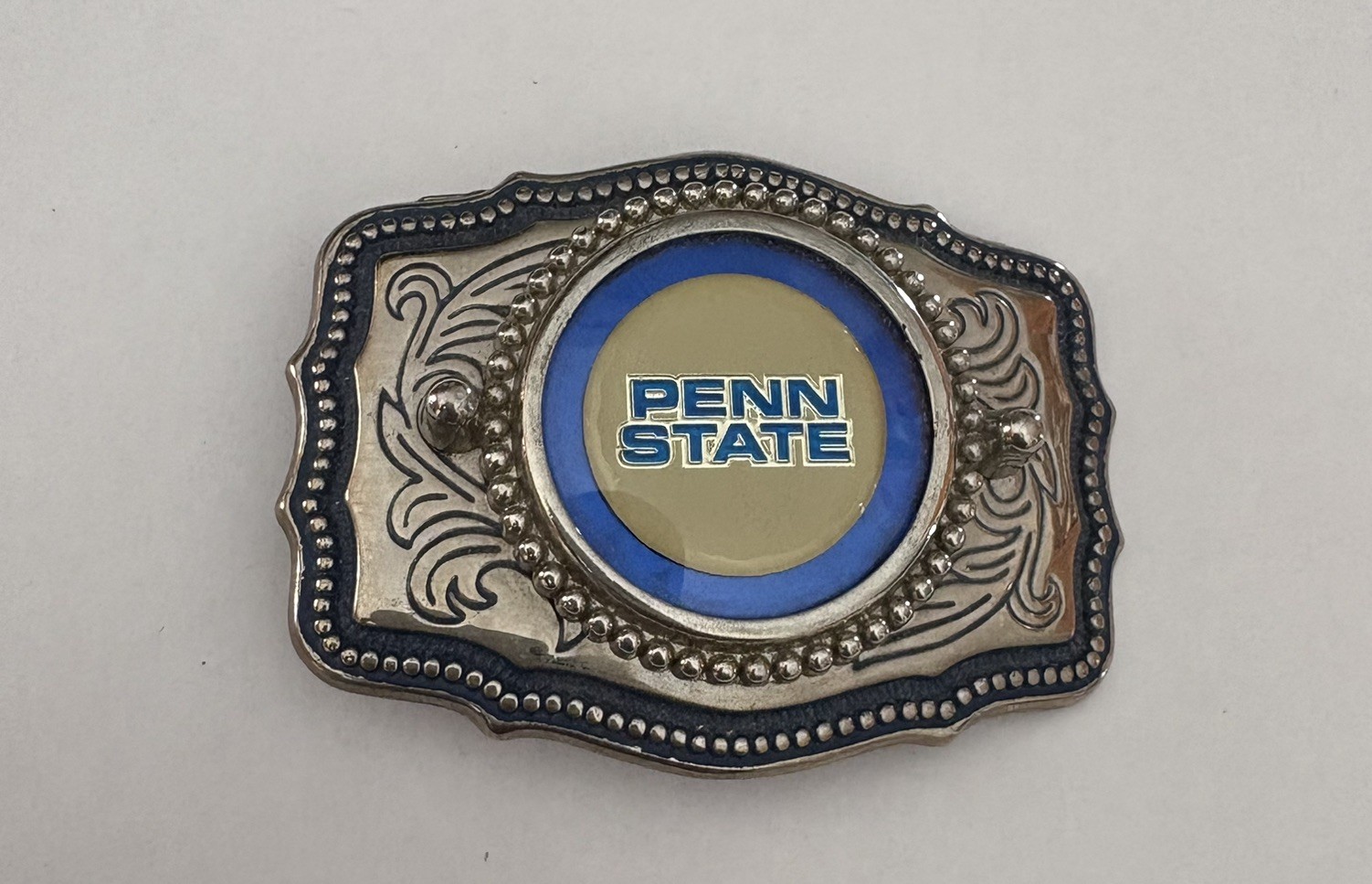 VTG – Penn State Belt Buckle 3.5″ In. Long – PSU Nittany Lions – Lion Pride – 🦁