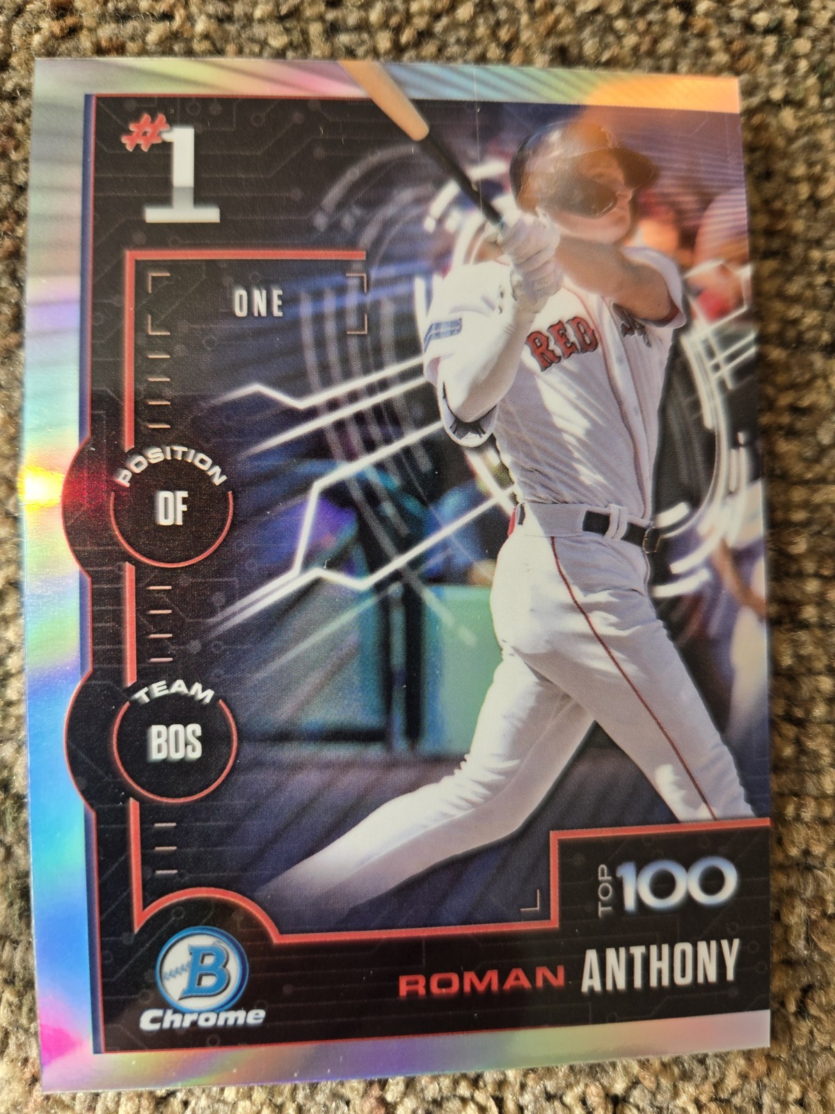 2025 Bowman – Bowman Scouts Top 100 Chrome Roman Anthony #BTP-1 (RC)